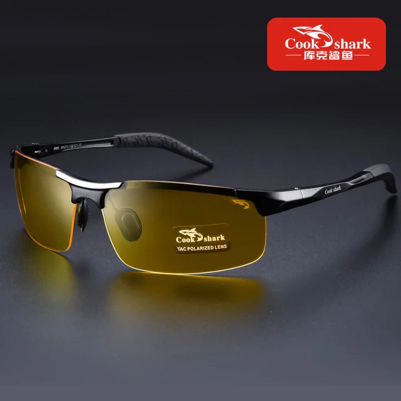 Cook Shark Polarized Aluminium Sunglasses for Men