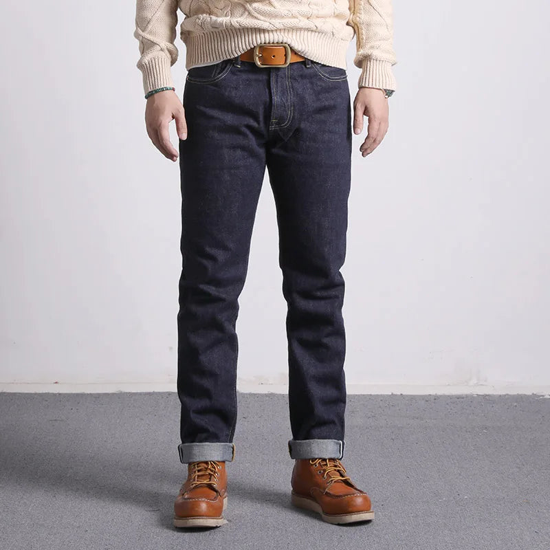 RedTornado Raw Denim Jeans – 16oz Heavyweight Indigo Selvage