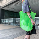 Women's Mesh Tote Bag for Beach & Shopping