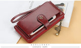 New Women Wallets Fashion Long PU Leather Top Quality Brand Card Holder Classic Female Purse Zipper Wallet For Women