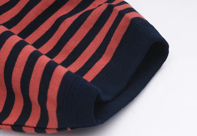 Men’s Striped Cotton Slim Fit T-Shirt