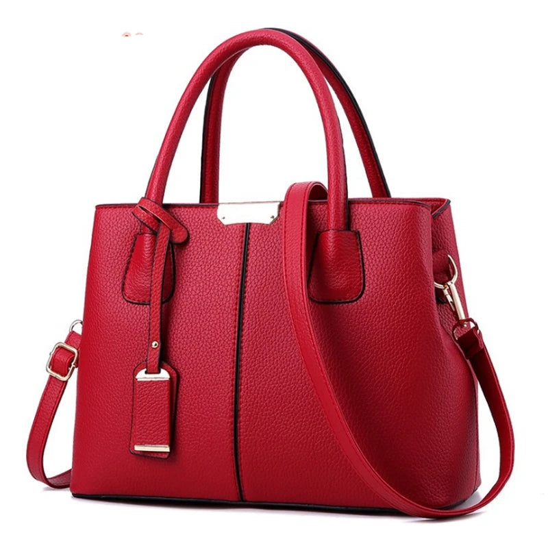 Luxury Women’s PU Leather Designer Tote – Versatile Fashion Shoulder Bag
