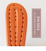 UTUNE Men’s Non-slip Slides Summer Indoor Slippers, Thick Sole Breathable Soft Sandals, Comfy Casual Home House Footwear