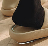UTUNE Men’s Non-slip Slides Summer Indoor Slippers, Thick Sole Breathable Soft Sandals, Comfy Casual Home House Footwear
