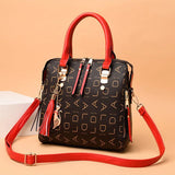 Elegant Tassel PU Leather Tote