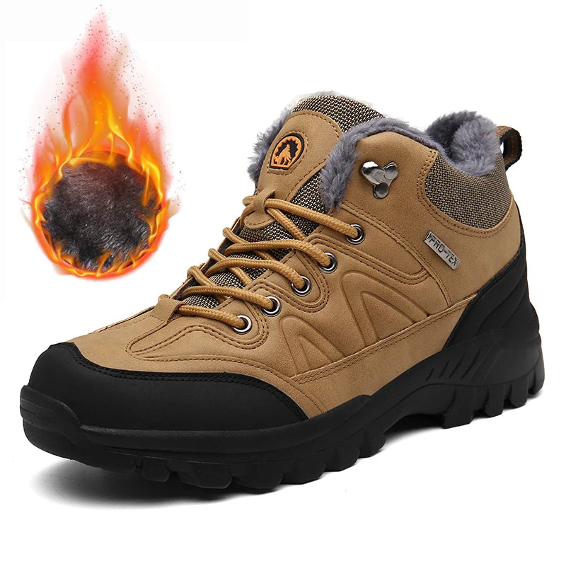 All-Terrain Waterproof Leather Winter Boots
