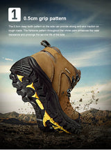 GOLDEN CAMEL Waterproof Hiking Shoes Men and Women Outdoor Anti-Slip Climbing Trekking Shoes for Men 2023 Leather Hiking Boots