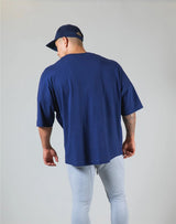 Men's Oversized Cotton Tee – Gym, Street & Everyday Style