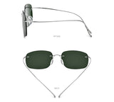 FONEX Titanium Rimless Polarized Sunglasses – Ultralight