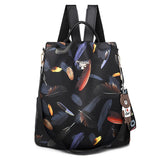 Women's Oxford Backpack with Organizer Pockets