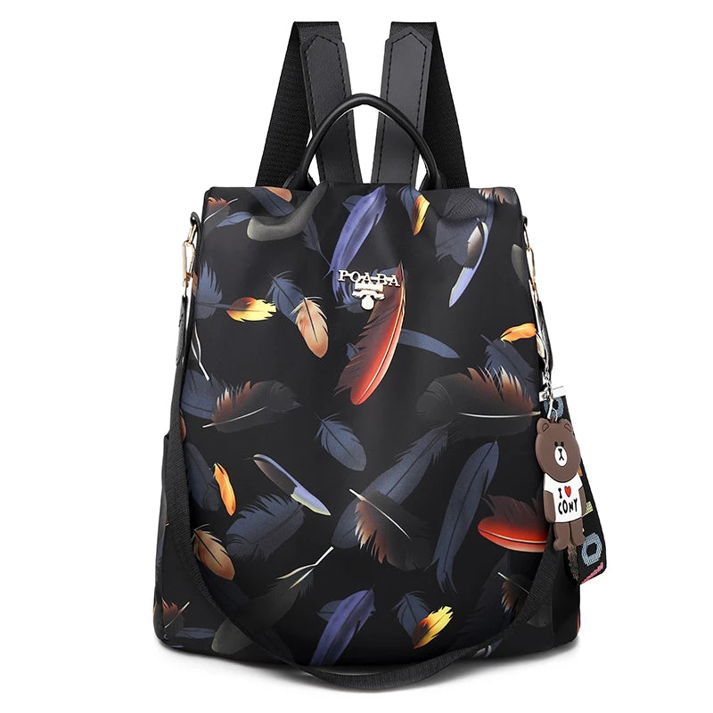 Women's Oxford Backpack with Organizer Pockets