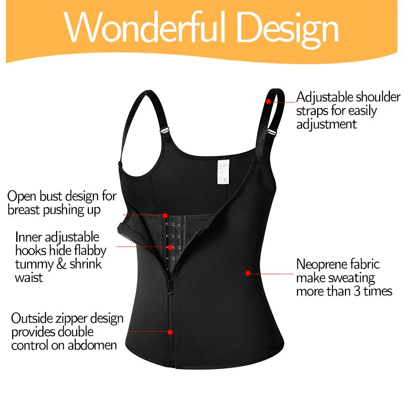 Women’s Neoprene Workout Sauna Vest