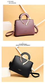 GENUINE VANDERWAH High Quality Pu Leather Casual Tote Luxury Handbags Women Bags Designer Shoulder Crossbody Bags for Women 2025