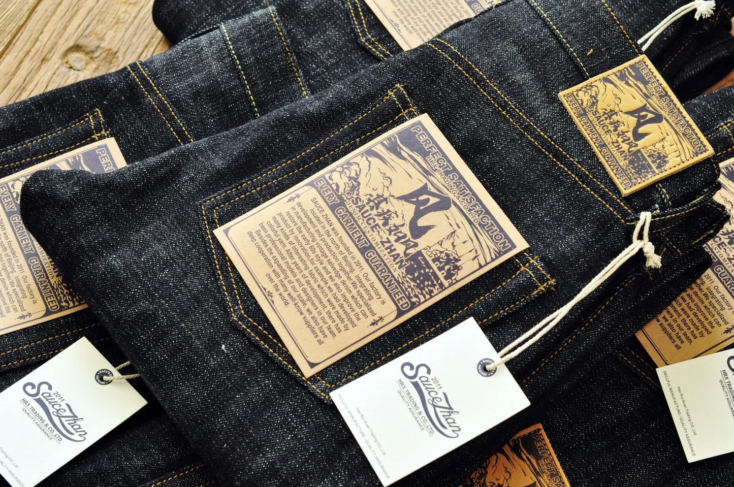 SauceZhan 308XX-BO Wind | Furinkazan Selvedge Denim Jeans