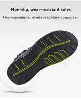 Fashion Men's Sandals Summer Soft Beach Flip Flop Comfortable Genuine Leather Sandals Outdoor Men Roman Sandals Size 46