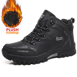 Waterproof Winter Leather Hiking Boots