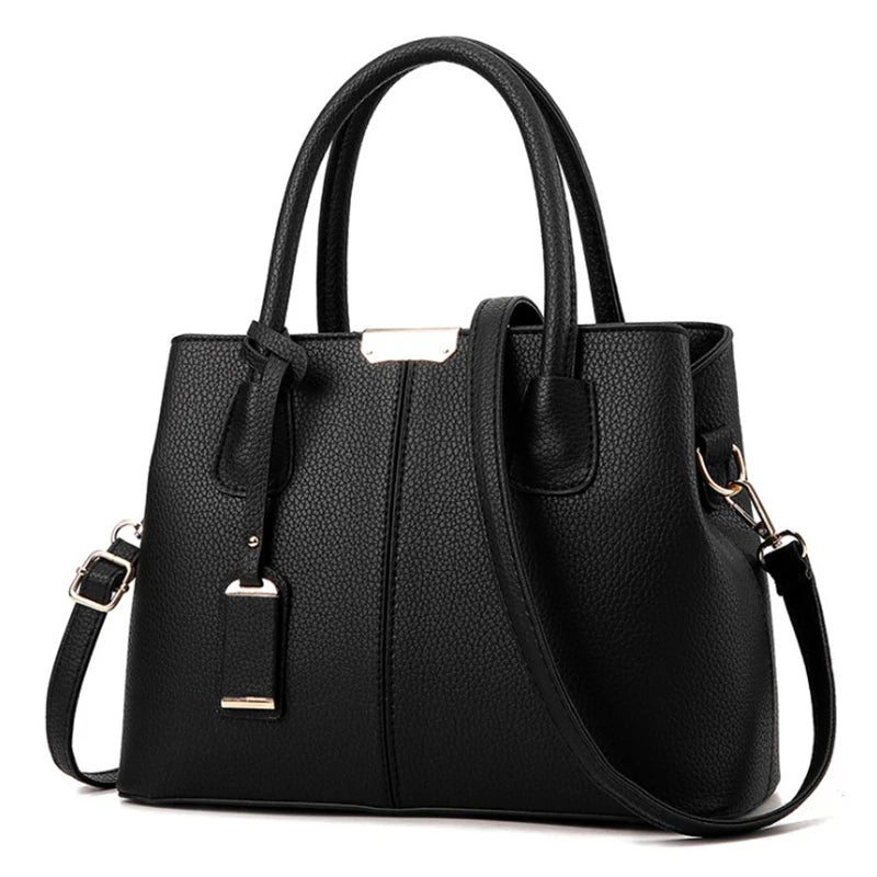Luxury Women’s PU Leather Designer Tote – Versatile Fashion Shoulder Bag