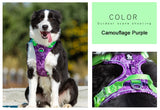 Truelove Dog Harness – Camo Reflective Nylon, All Breeds