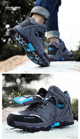 Waterproof Winter Leather Hiking Boots