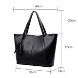 Women's Retro Tassel Tote Shoulder Bag