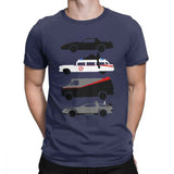 Men's Car Graphic Cotton T-Shirt