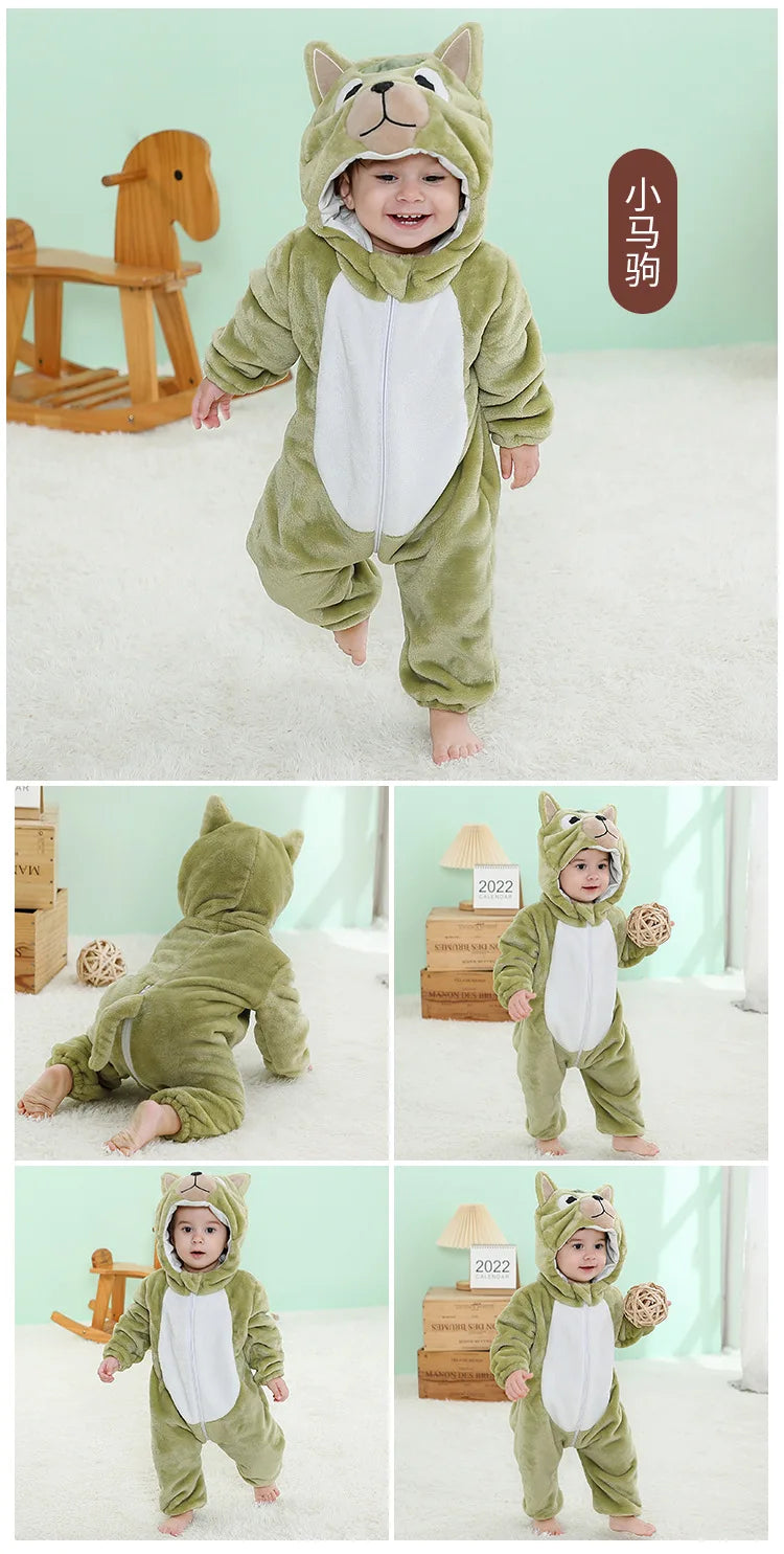 Cozy Lion King Baby Kigurumi Jumpsuit