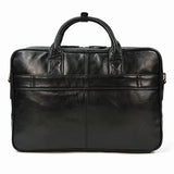 Men Briefcase Genuine Leather Laptop Bag 14 15.6" PC Doctor Lawyer Computer Bag Cowhide Male Briefcase Leather Men Business Bag