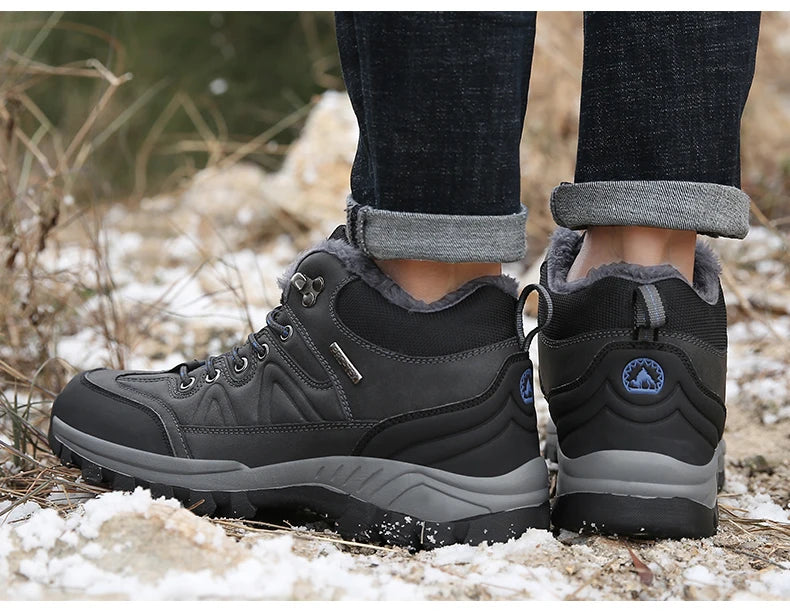All-Terrain Waterproof Leather Winter Boots