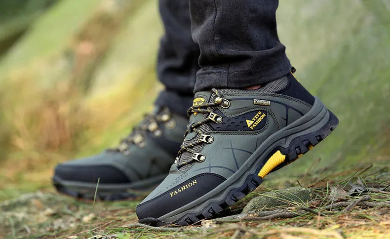Waterproof Winter Leather Hiking Boots