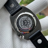 Steeldive SD1970 White Date Background 200M Wateproof AR Coating Sapphire Glass NH35 Black DIal Turtle Automatic Mens Dive Watch