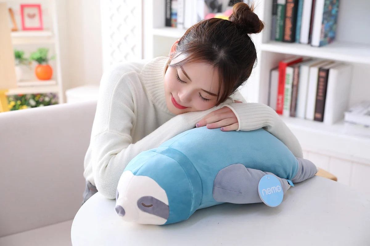 65-100cm Super Soft Stuffed Sloth Toy Plush Cute Sloths Soft Toy Animals Plushie Doll Pillow Birthday Gift