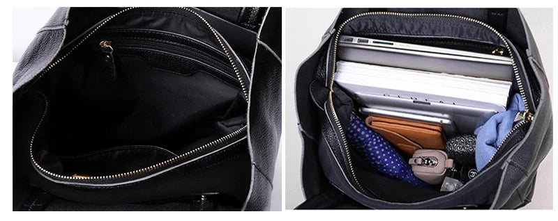 Bag Women 2022 New Summer Genuine Leather Tote Female Casual Fashion Simple Underarm Shoulder Bag Large Capacity Shopper Handbag