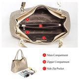 FOXER Brand Cowhide Leather Women's Shoulder Bag Female Split Leather Handbag Fashion Lady Tote Large Capacity Top Handle Bag