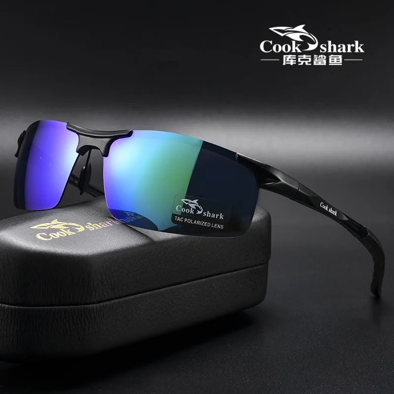 Cook Shark Polarized Aluminium Sunglasses for Men