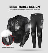HEROBIKER Motorcycle Jacket Men Motorcycle Armor Moto Body Armor Motocross Riding Jacket Racing Motorbike Body Protection S-5XL