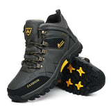 Waterproof Winter Leather Hiking Boots