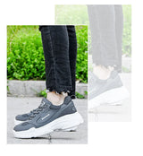 BONA Women's White Lace-Up Sneaker Flats | Casual Platform