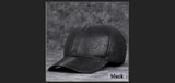 Men's Genuine Leather Baseball Cap | Eagle Print