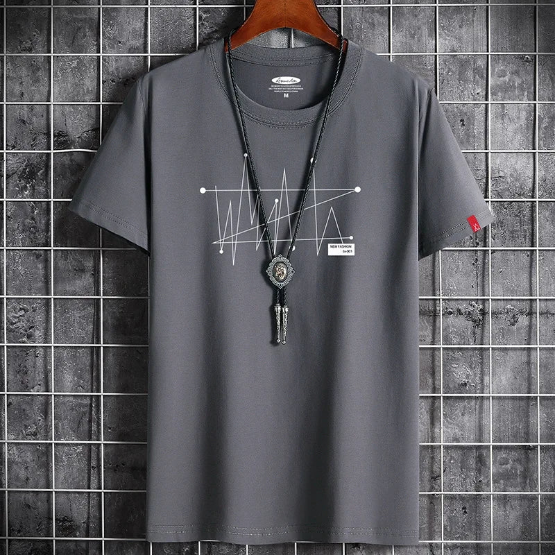 Oversized Manga Graphic Cotton Tee