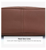 Zency Soft Cowhide Leather Winter Women's Shoulder Bag Casual Commuter High Capacity Female Crossbody Handbag Vintage Shopper