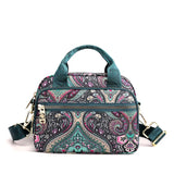 Women's Floral Nylon Crossbody Shoulder Bag