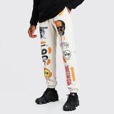 Women's Hippie Cartoon Print Joggers
