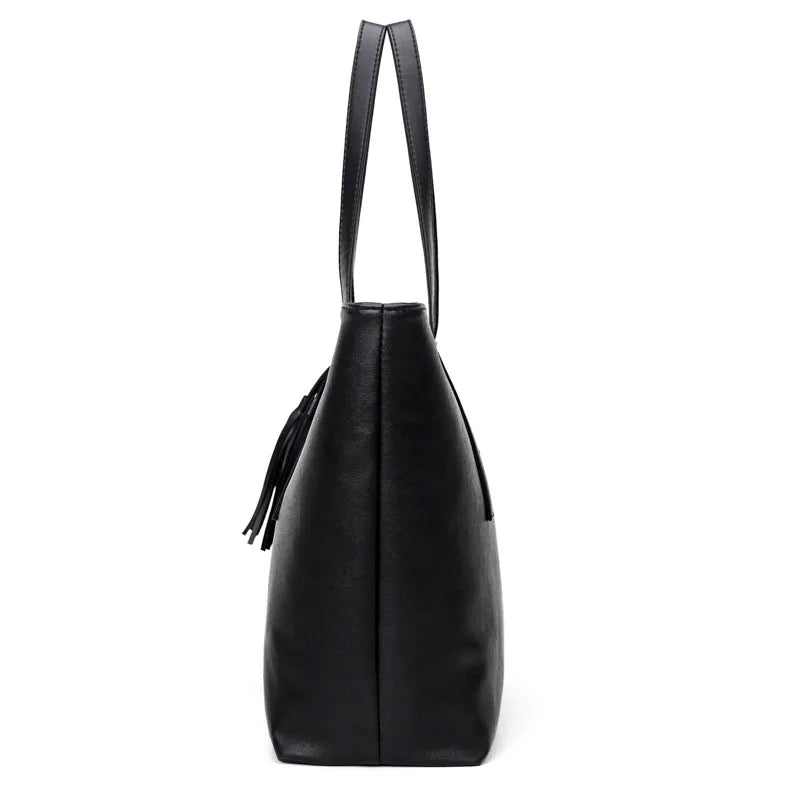 Women's Retro Tassel Tote Shoulder Bag