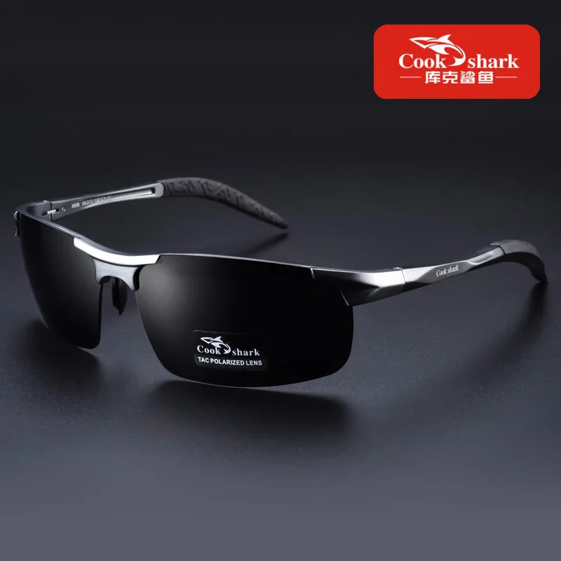 Cook Shark Polarized Aluminium Sunglasses for Men
