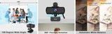 FIFINE 1440p Full HD PC Webcam with Microphone, tripod, for USB Desktop & Laptop,Live Streaming Webcam for Video Calling-K420
