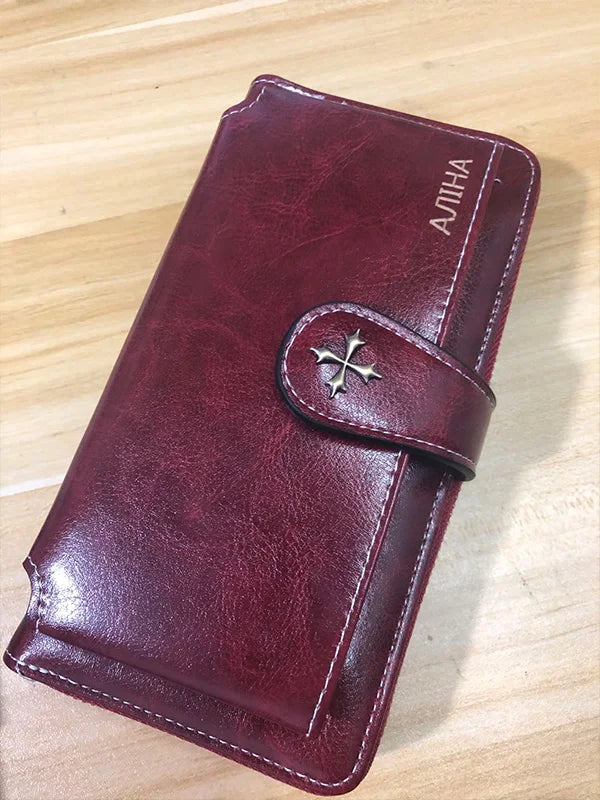 New Women Wallets Fashion Long PU Leather Top Quality Brand Card Holder Classic Female Purse Zipper Wallet For Women