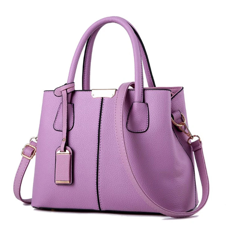 Luxury Women’s PU Leather Designer Tote – Versatile Fashion Shoulder Bag