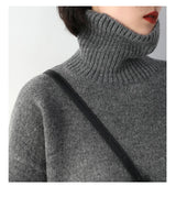 Women's Relaxed Mock Neck Knit Sweater