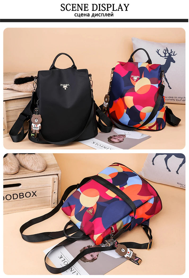 Women's Oxford Backpack with Organizer Pockets