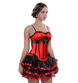 Women's Corset Dress with Straps & Lace | Plus Size Bustier Set